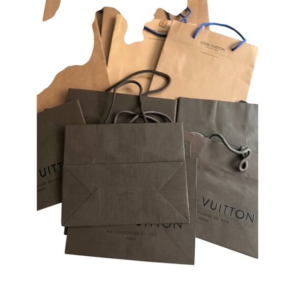 LOUIS VUITTON Lot of 12 Multisize Shopping Paper Bags - Picture 4 of 6